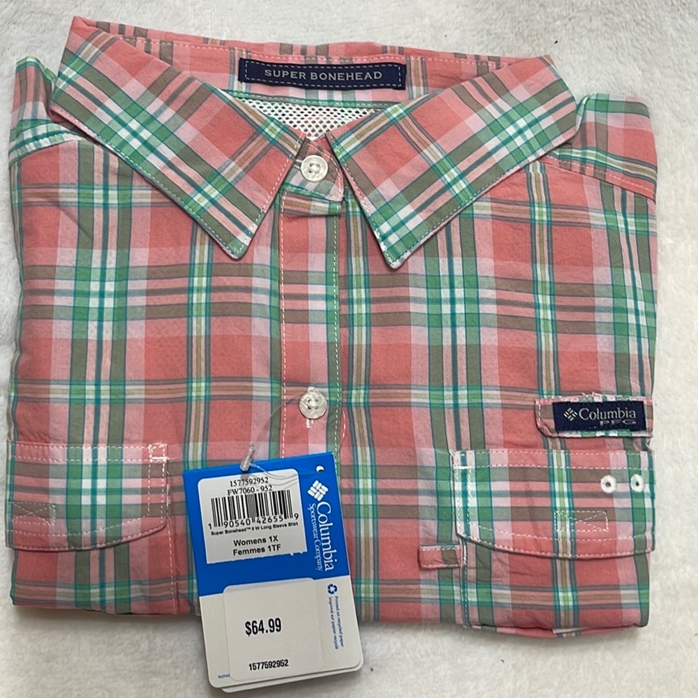 Women’s Columbia Super Bonehead long sleeve shirt NWT